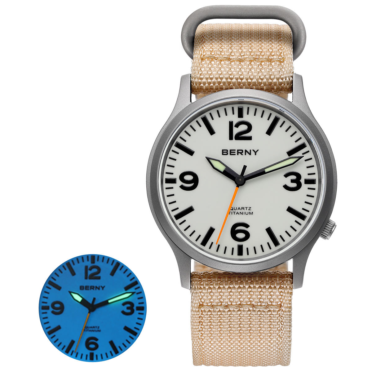 BERNY Titanium Watches for Men - Outdoor Sport Field のレビューと価格
