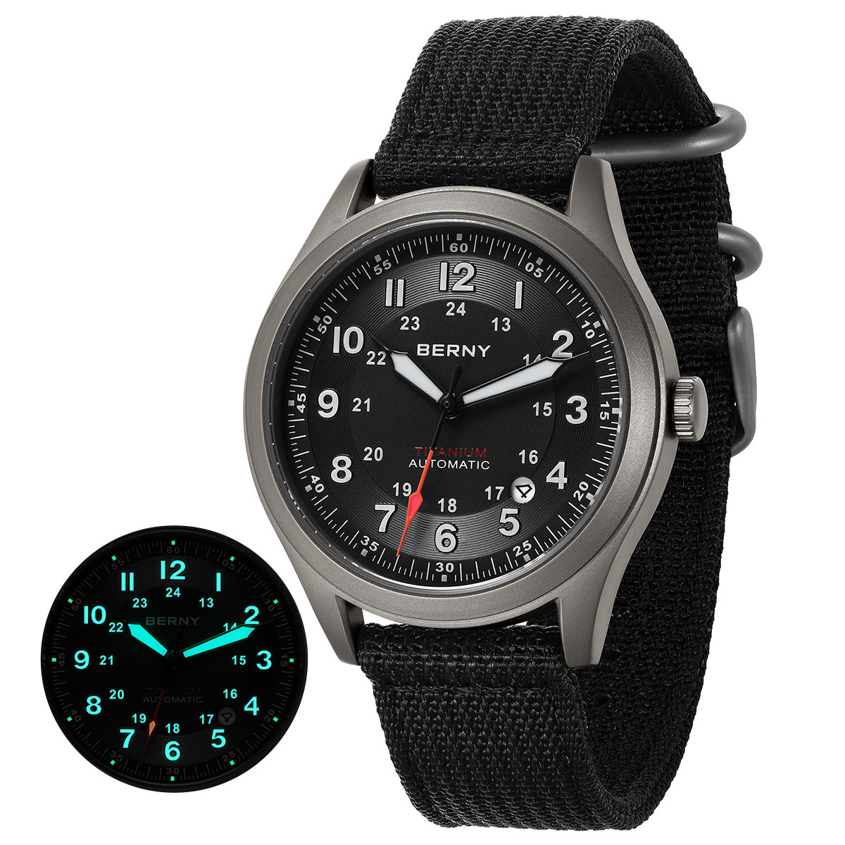 BERNY Titanium Automatic Men's - Outdoor Sport Field のレビューと価格
