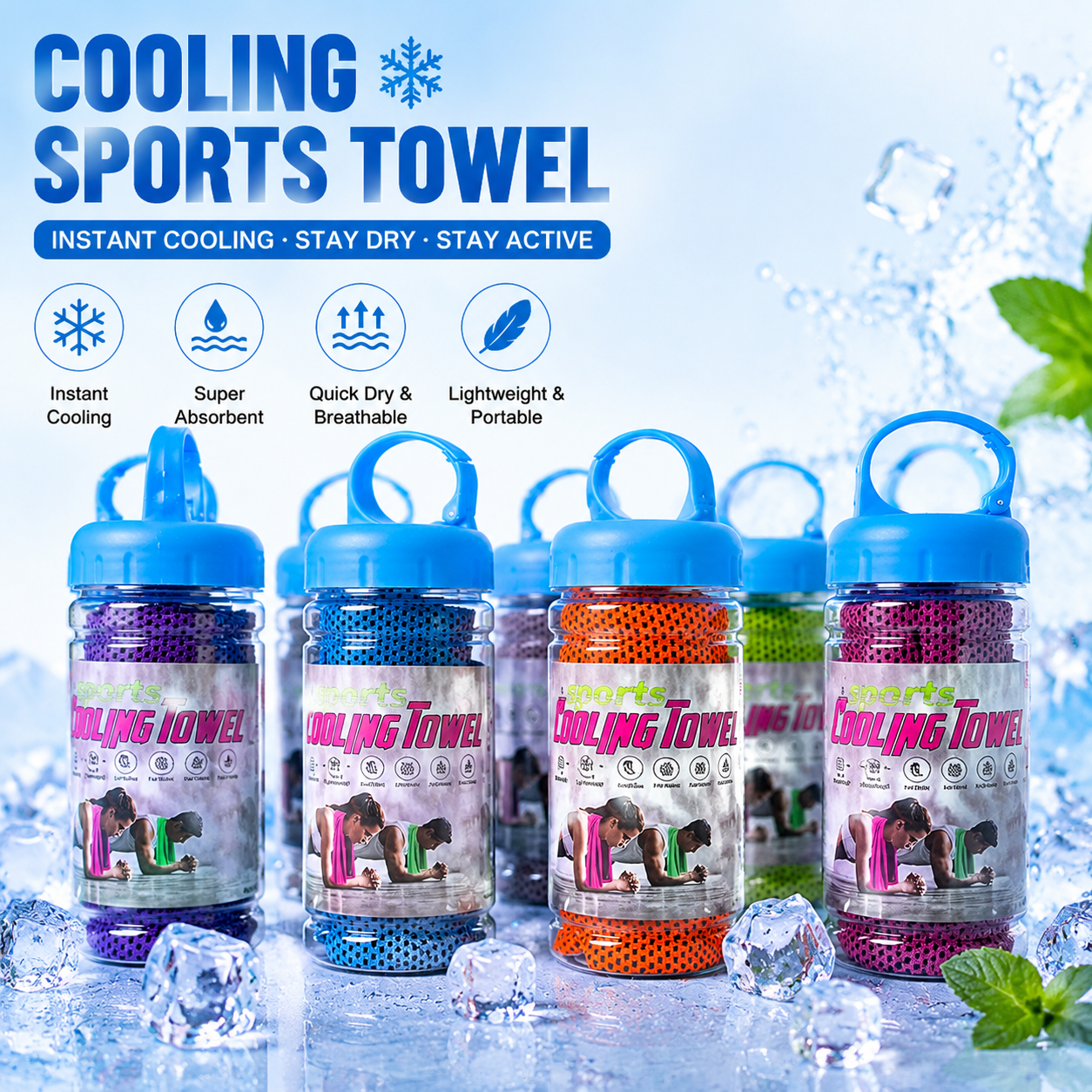 Instant Cooling Sports Towel Q - Outdoor Sport Gym のレビューと価格