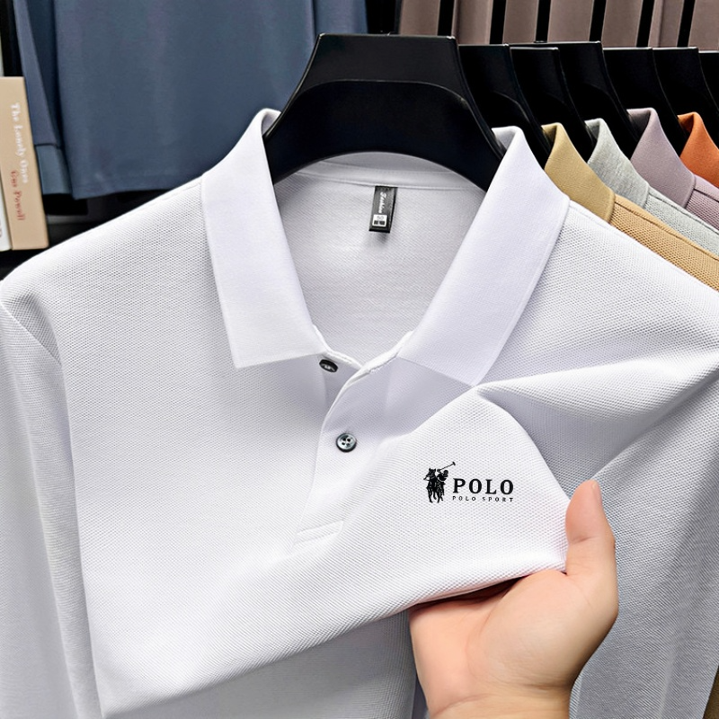 Men's brand polo shirt long sl - Polo Shirt Equestrian のレビューと価格