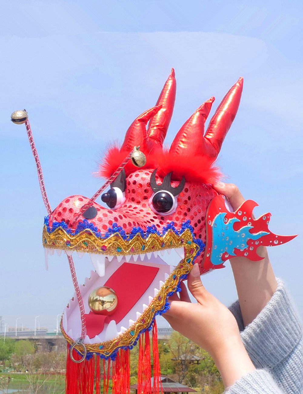 Chinese Dragon Dance Props Fun - Outdoor Sport Festival のレビューと価格