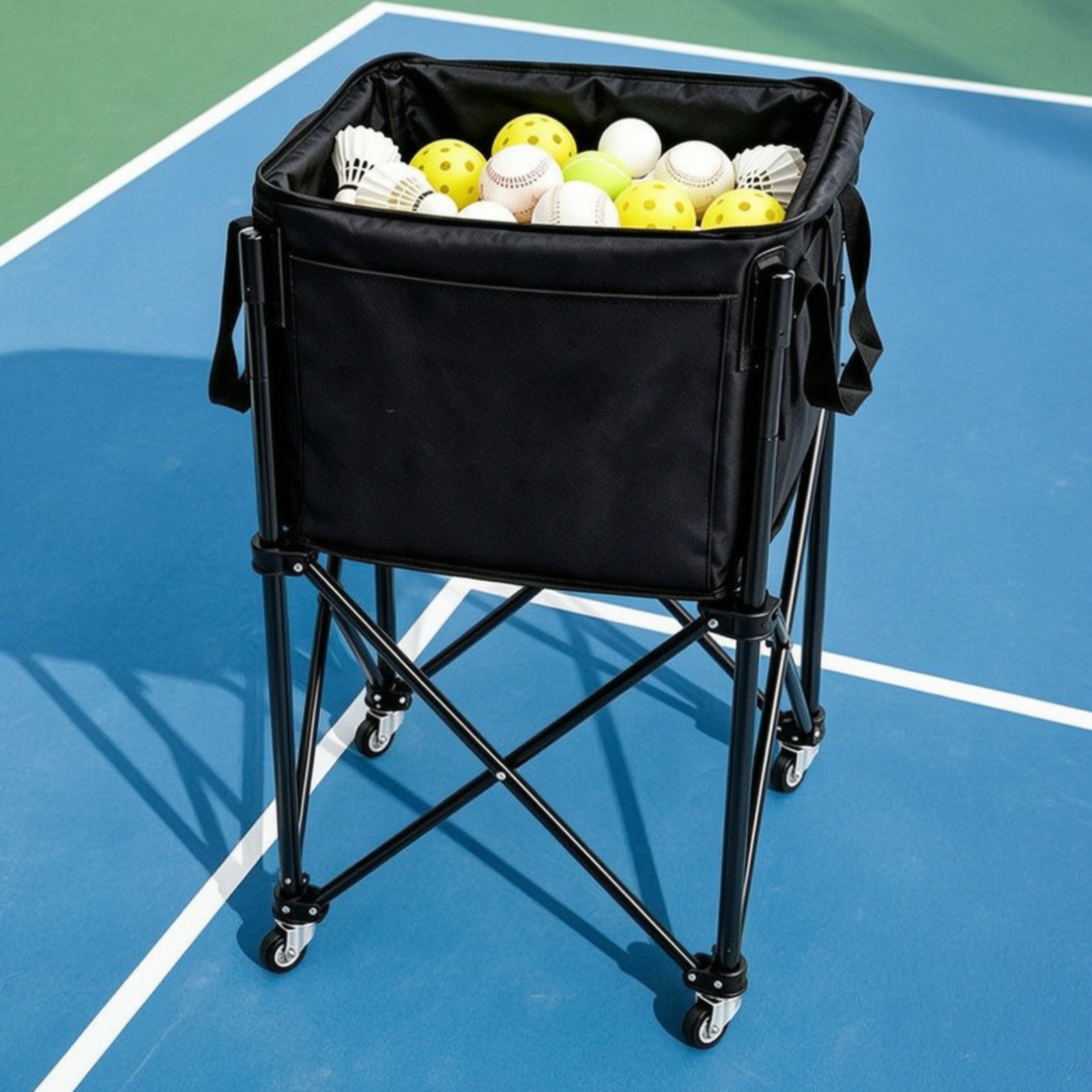 Folding Storage Ball Cart Easy - Outdoor Sport Gym のレビューと価格