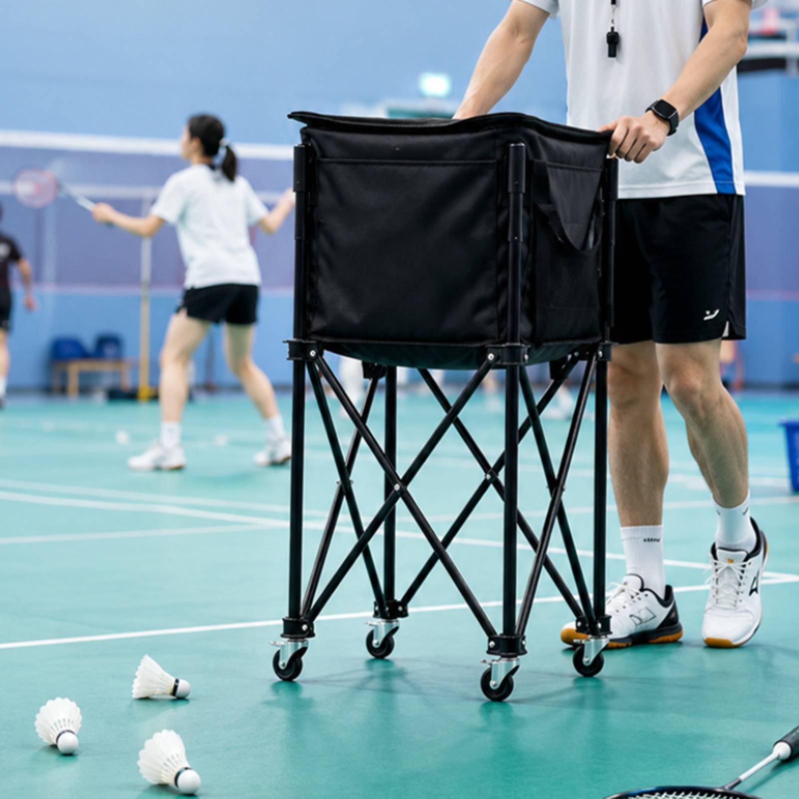 Folding Storage Ball Cart Easy - Outdoor Sport Gym のレビューと価格