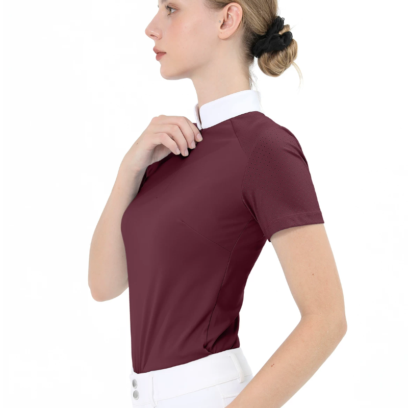 Female Professional Short Slee - Polo Shirt Equestrian のレビューと価格