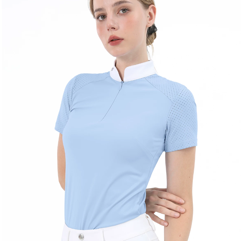 Female Professional Short Slee - Polo Shirt Equestrian のレビューと価格