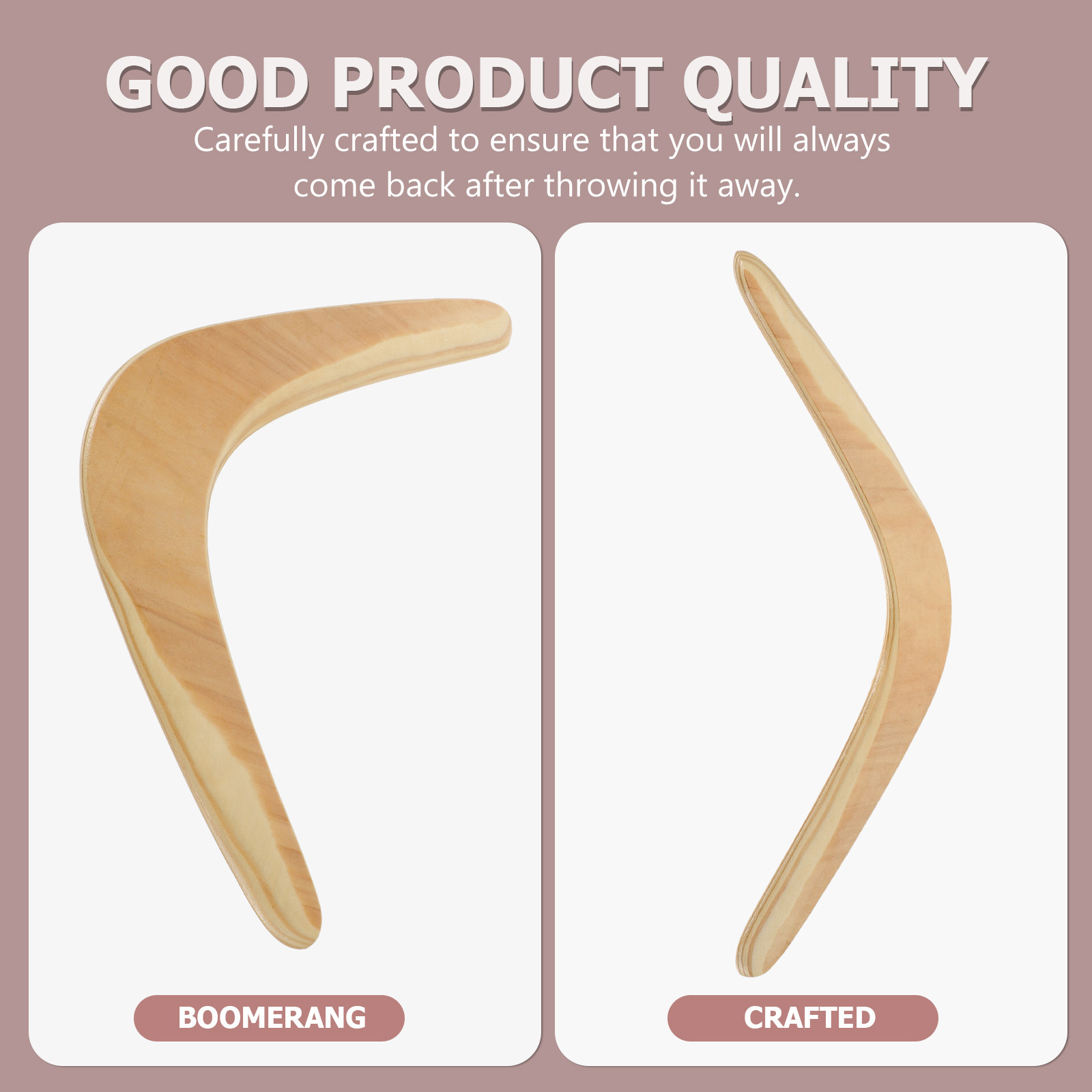 1Pcs Boomerang Wooden Outdoor  - Outdoor Sport Field のレビューと価格