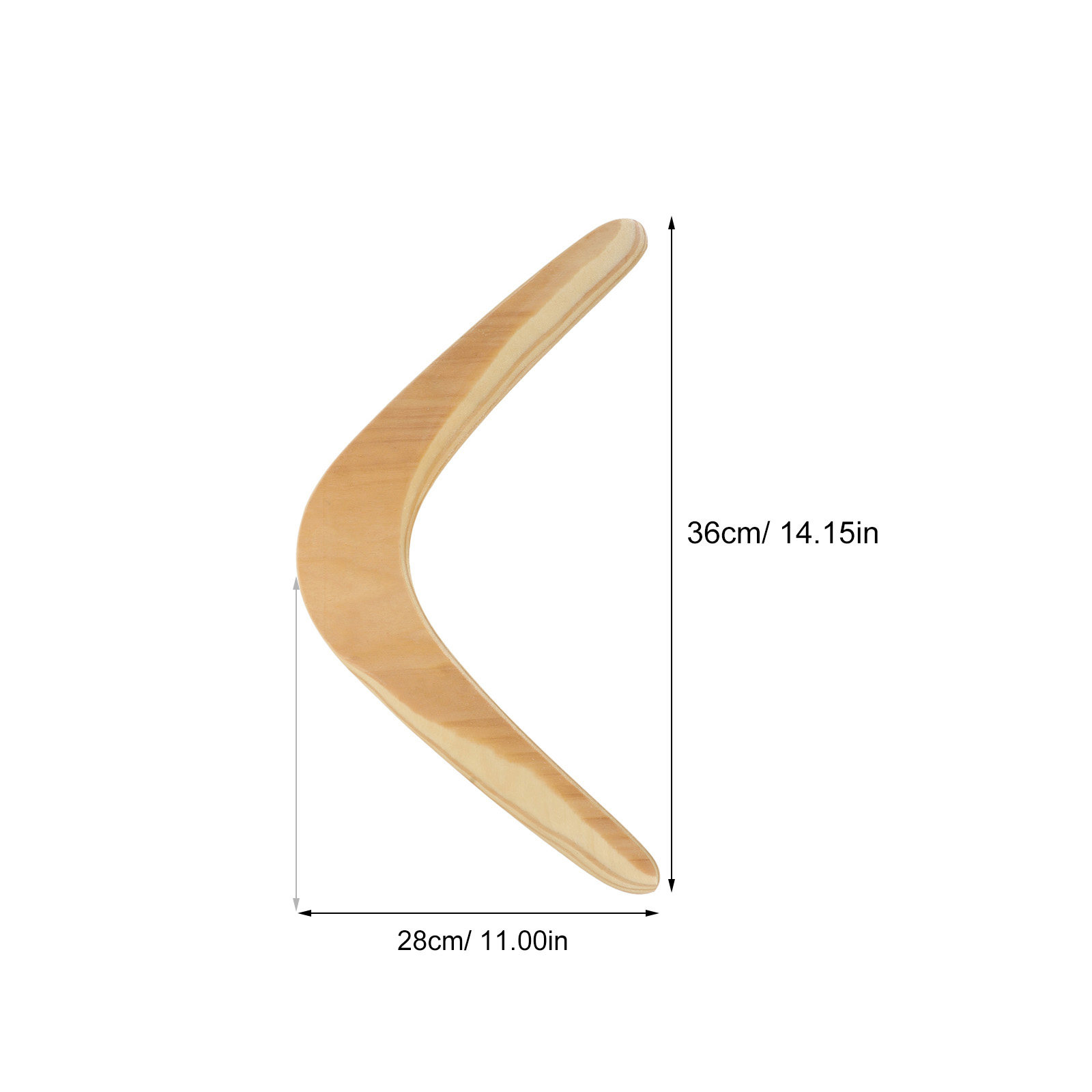 1Pcs Boomerang Wooden Outdoor  - Outdoor Sport Field のレビューと価格