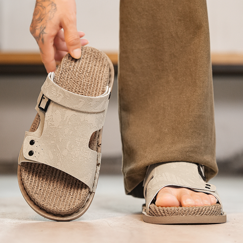Men's slide casual Sandals sum - Outdoor Sports Shoes のレビューと価格