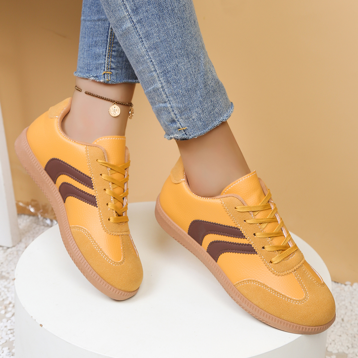 Fashionable Yellow Women's Cas - Outdoor Sports Shoes のレビューと価格