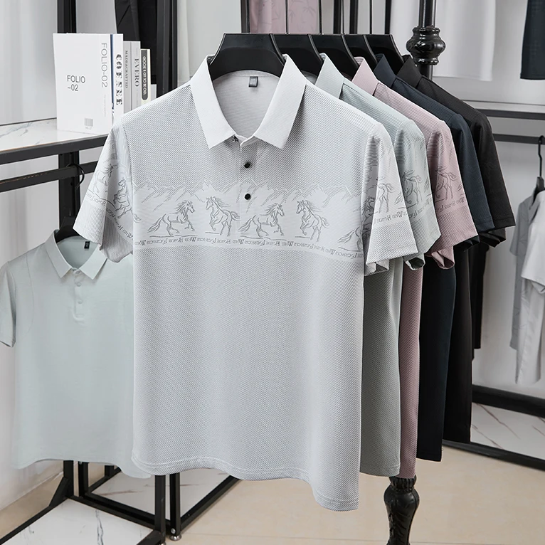Male half chest equestrian pri - Polo Shirt Equestrian のレビューと価格
