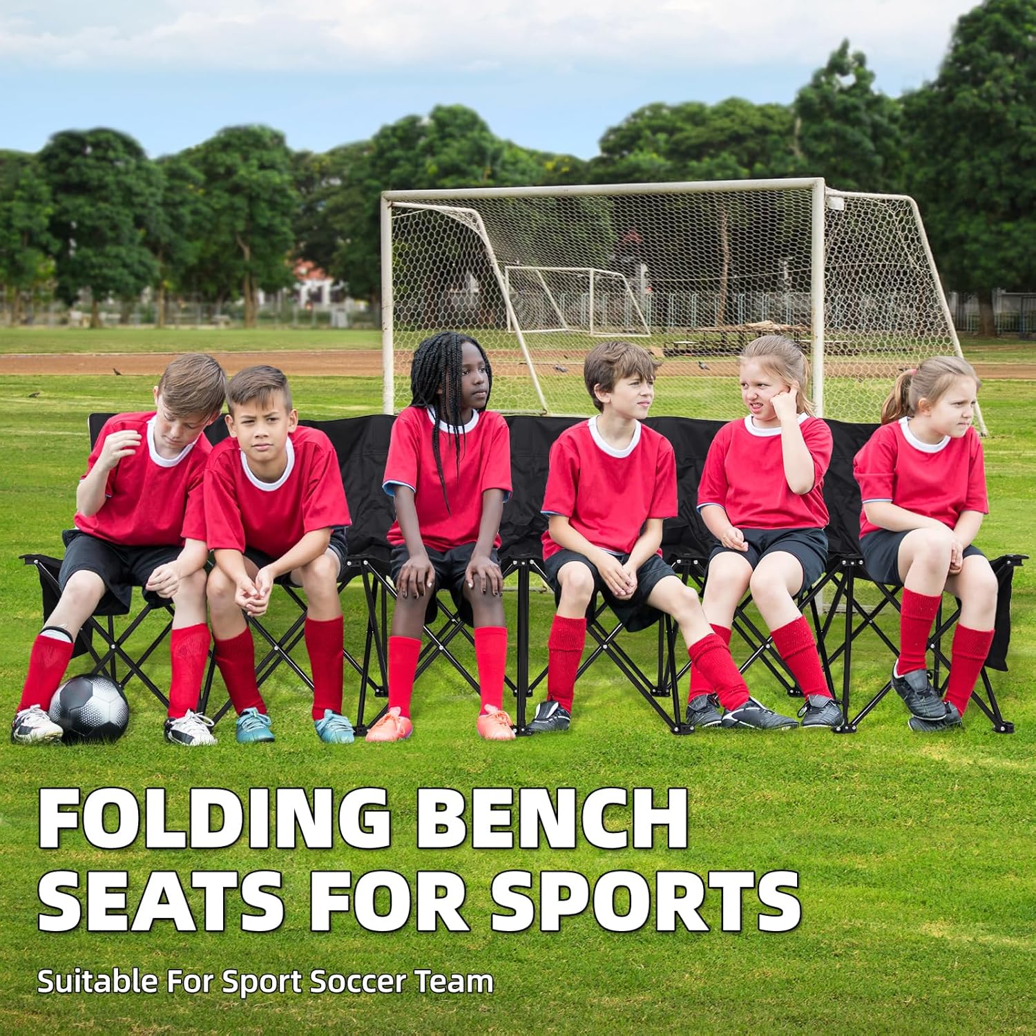 Portable Folding Black Outdoor - Outdoor Sport Bench のレビューと価格
