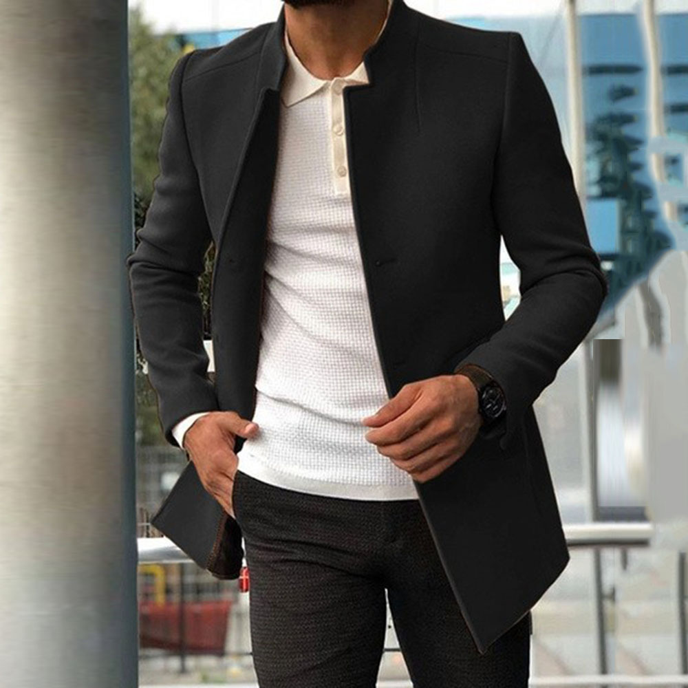 Wool Blend Blue Coat Mans Fish - Outdoor Sport Hobbies のレビューと価格