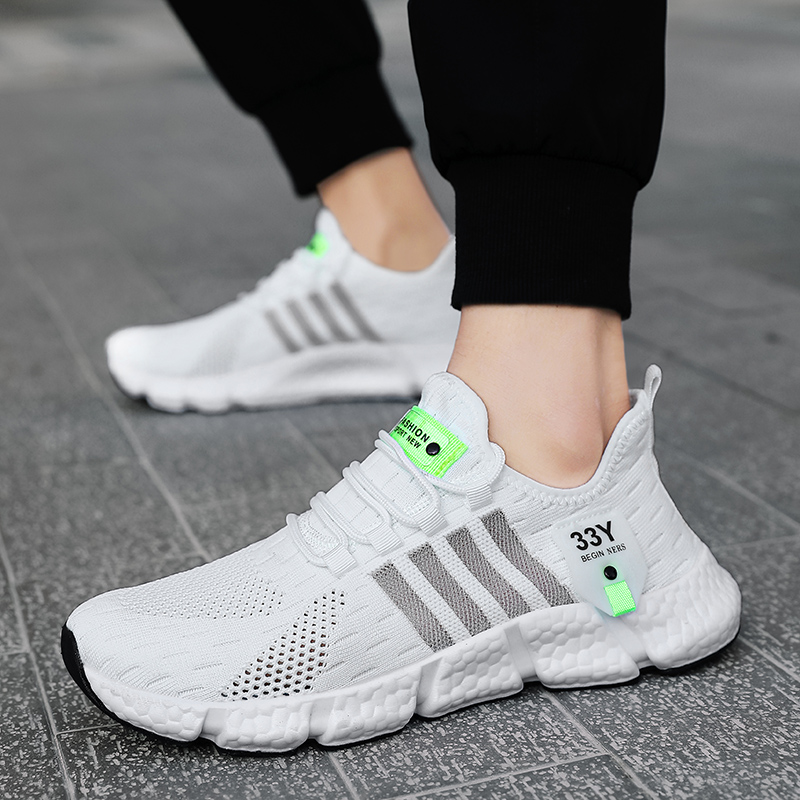 Breathable Mesh Men Shoes Tren - Outdoor Sport Gym のレビューと価格