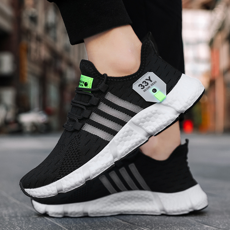 Breathable Mesh Men Shoes Tren - Outdoor Sport Gym のレビューと価格