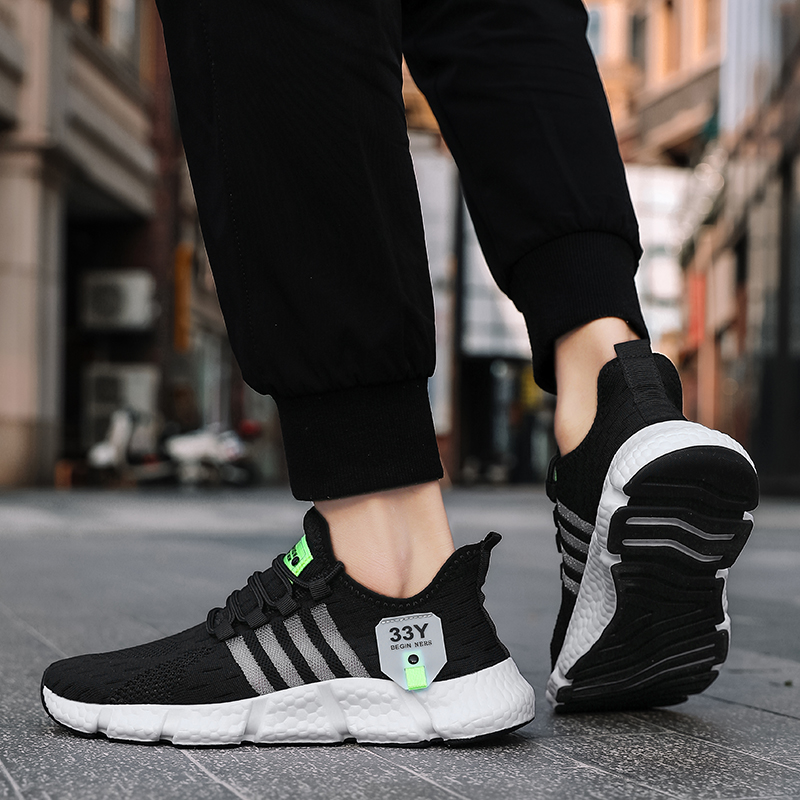 Breathable Mesh Men Shoes Tren - Outdoor Sport Gym のレビューと価格